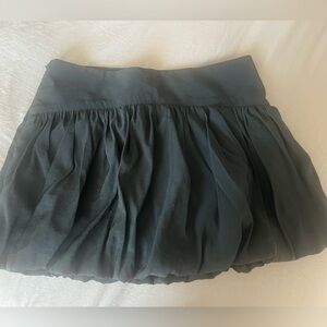 Zara Black A-Line Skirt